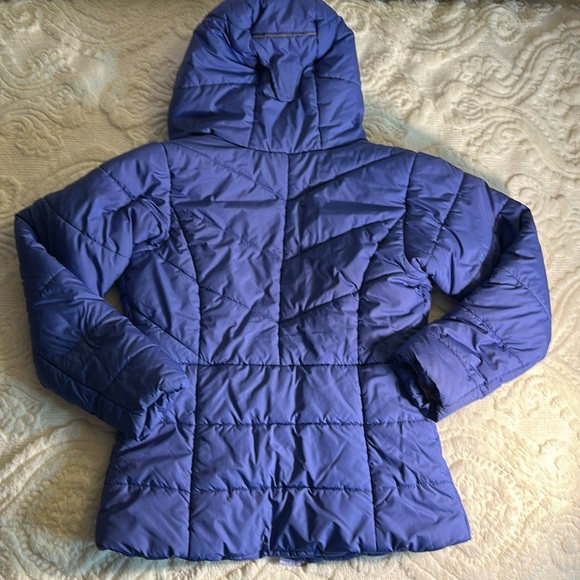 Columbia Blue Hooded puffer Jacket youth sz M(10-12) - Picture 6 of 13